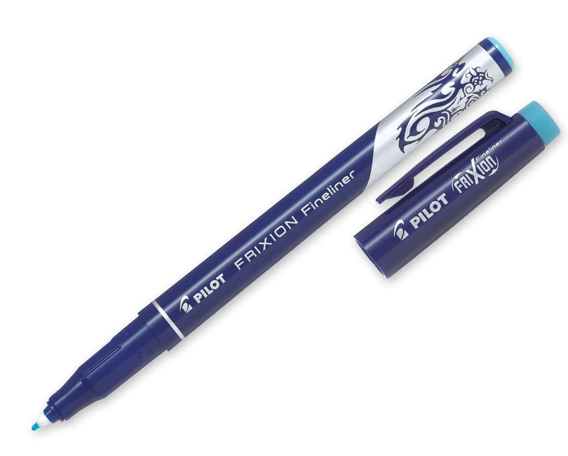 Pilot FriXion Fineliner Erasable Marker Pens, Fine Point, Assorted Color Inks, 10-Pack Pouch (13902) Assorted Colors