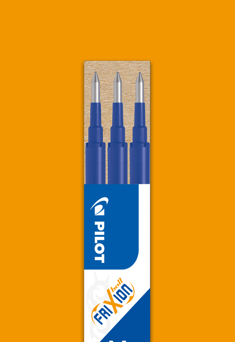 Pilot Blue Frixion Rollerball Erasable Pens Pen 0.7mm Nib Tip 0.35mm Line  Bl-Fr7 - Pack of 6